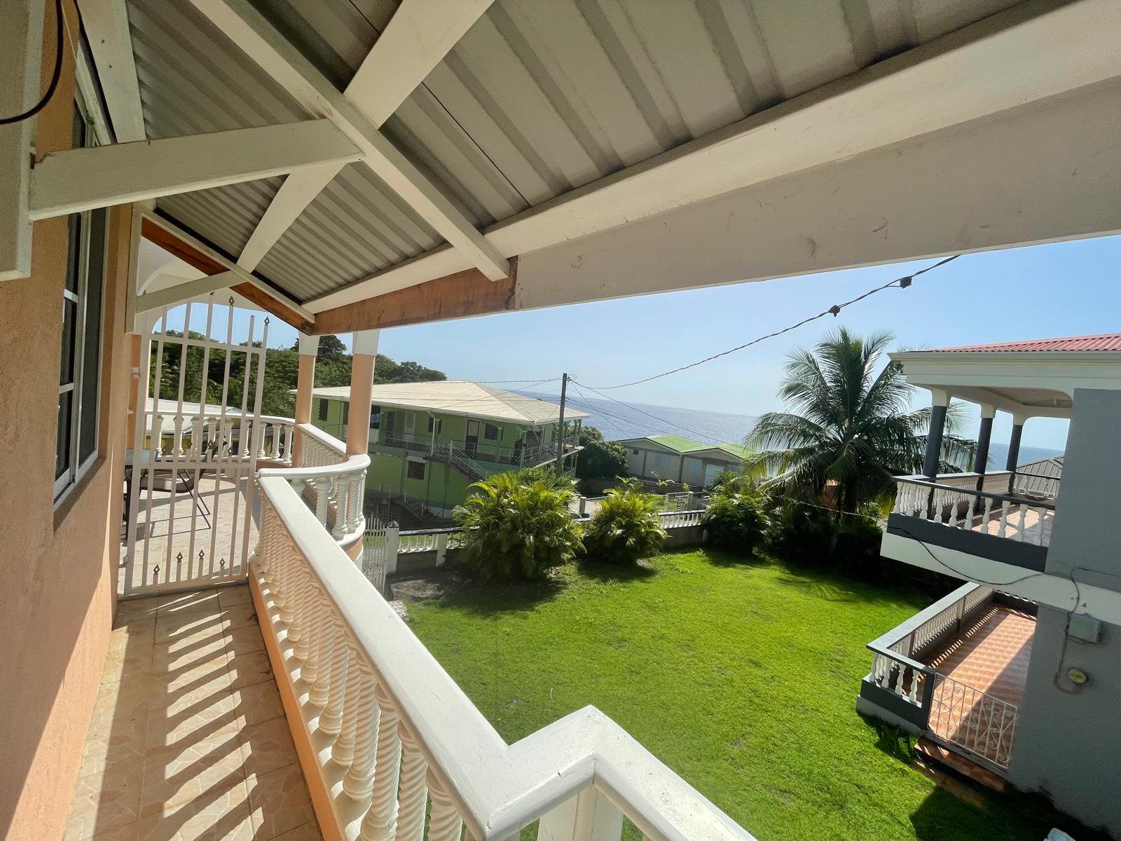 2 bedrooms, 1.5 bath house for rent in Checkhall, Dominica – EC$3000 / US$1124 monthly