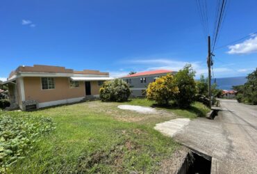 2 bedrooms, 1.5 bath house for rent in Checkhall, Dominica – EC$3000 / US$1124 monthly
