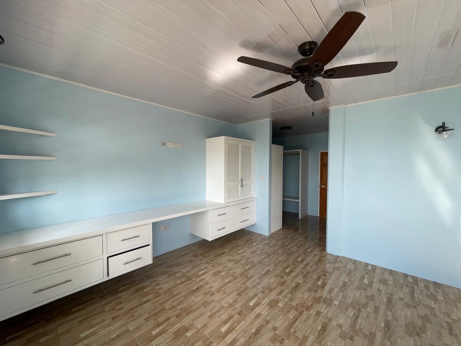 3 bedrooms, 2 baths top floor for rent in Checkhall, Dominica -EC$3000 / US$1125monthly