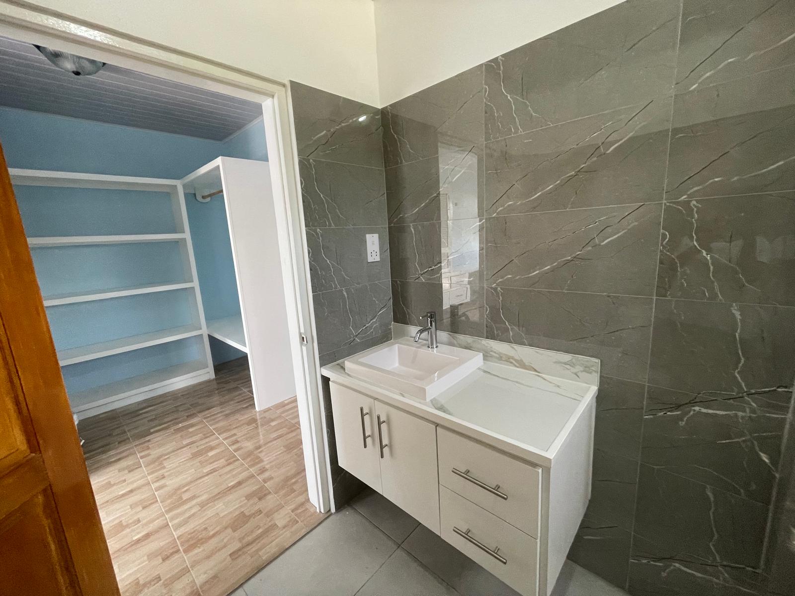 3 bedrooms, 2 baths top floor for rent in Checkhall, Dominica -EC$3000 / US$1125monthly