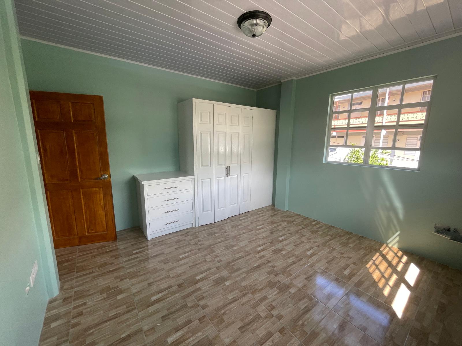 3 bedrooms, 2 baths top floor for rent in Checkhall, Dominica -EC$3000 / US$1125monthly