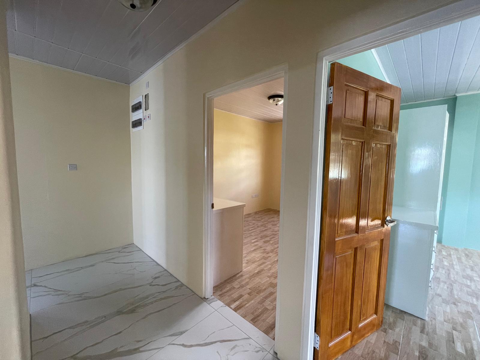 3 bedrooms, 2 baths top floor for rent in Checkhall, Dominica -EC$3000 / US$1125monthly