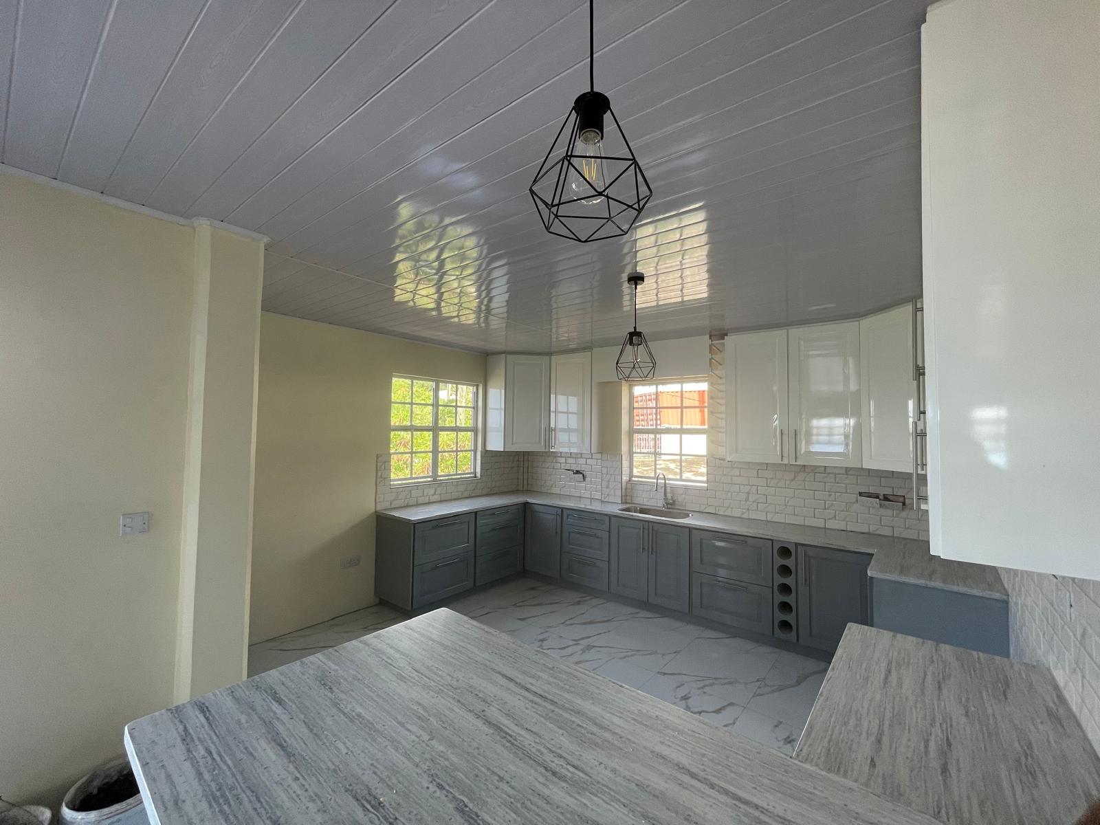 3 bedrooms, 2 baths top floor for rent in Checkhall, Dominica -EC$3000 / US$1125monthly