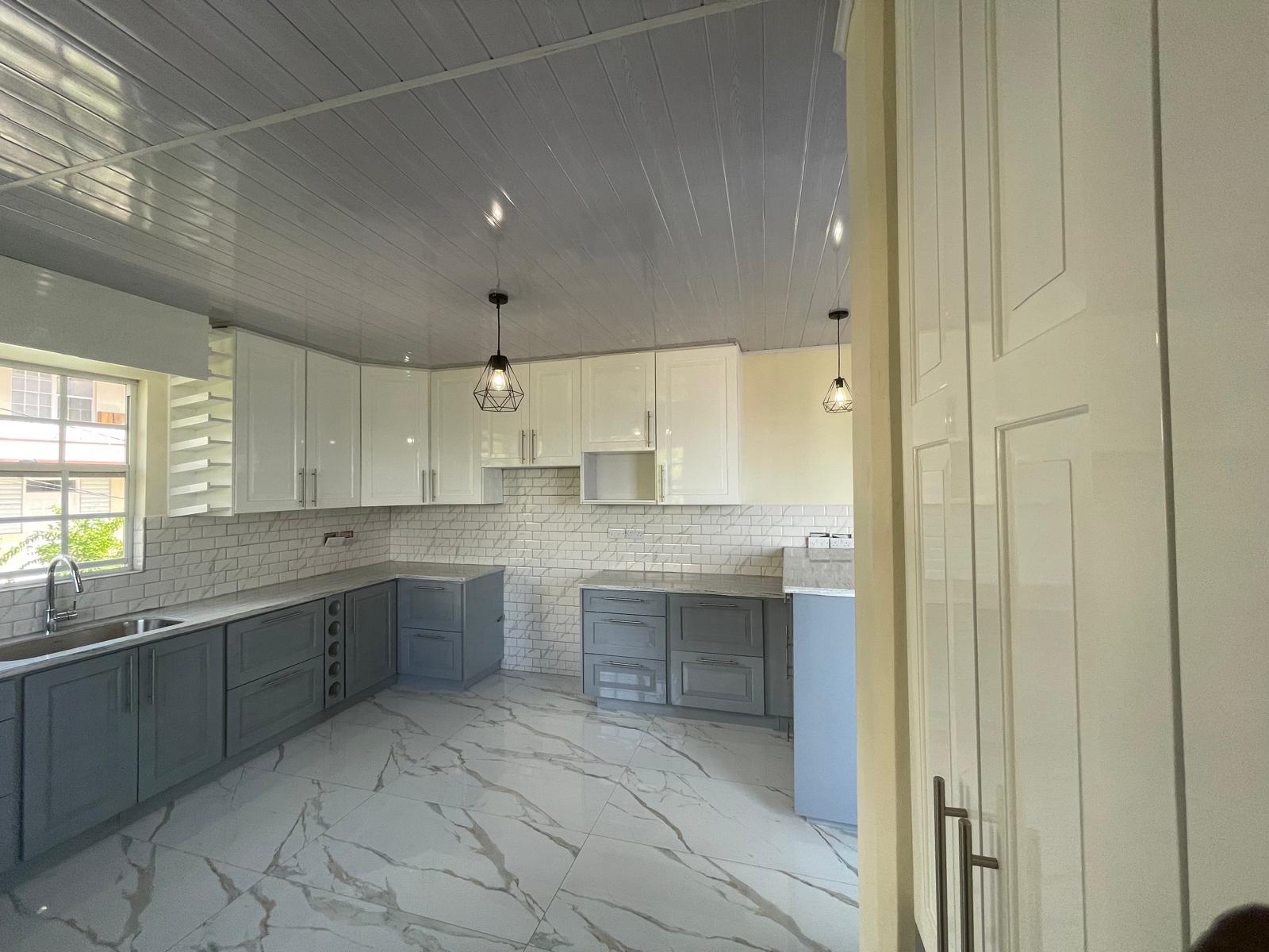 3 bedrooms, 2 baths top floor for rent in Checkhall, Dominica -EC$3000 / US$1125monthly