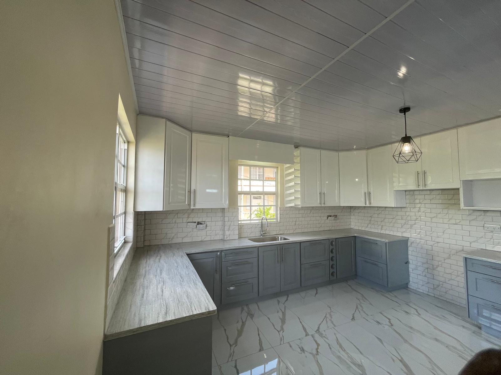 3 bedrooms, 2 baths top floor for rent in Checkhall, Dominica -EC$3000 / US$1125monthly