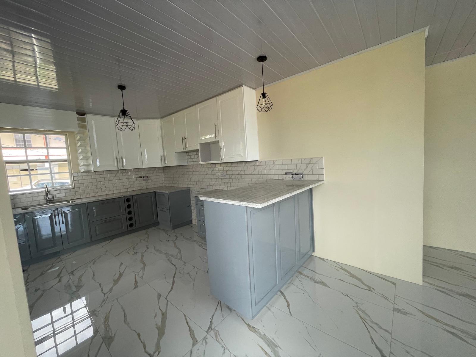 3 bedrooms, 2 baths top floor for rent in Checkhall, Dominica -EC$3000 / US$1125monthly