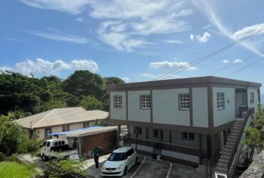 3 bedrooms, 2 baths top floor for rent in Checkhall, Dominica -EC$3000 / US$1125monthly
