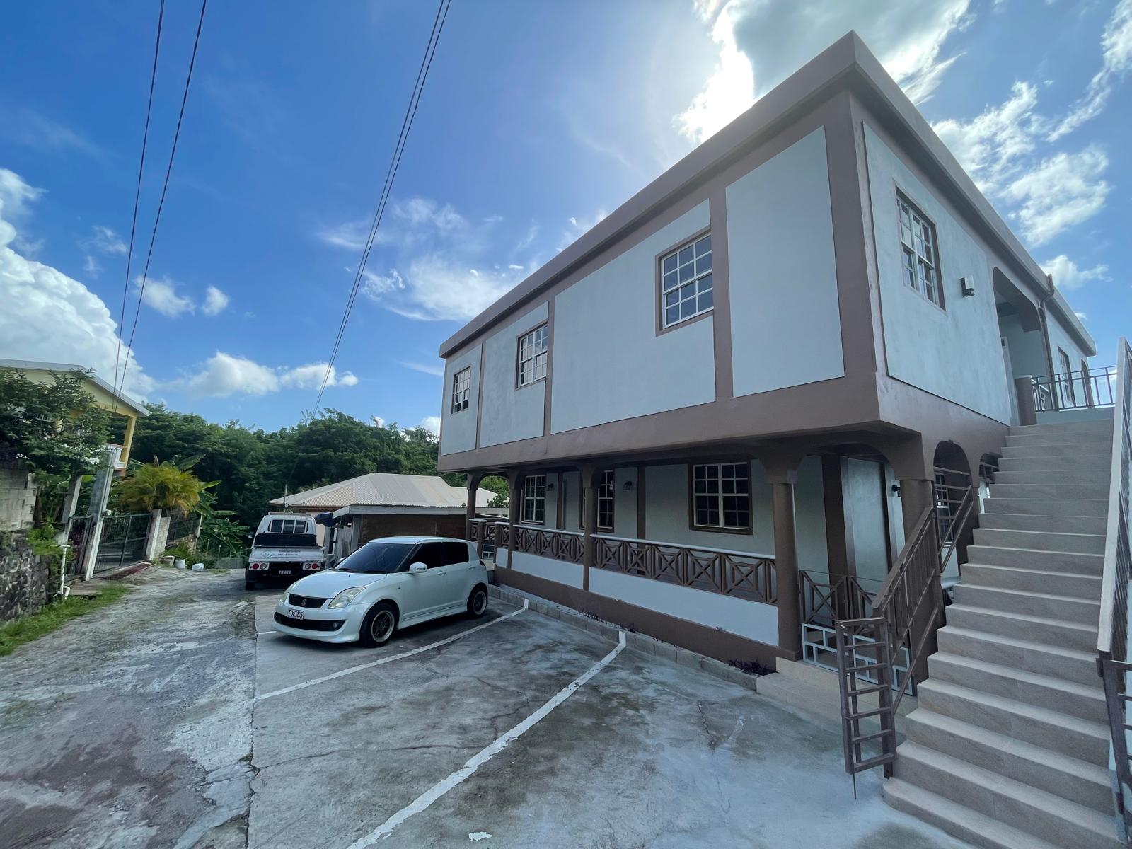 3 bedrooms, 2 baths top floor for rent in Checkhall, Dominica -EC$3000 / US$1125monthly