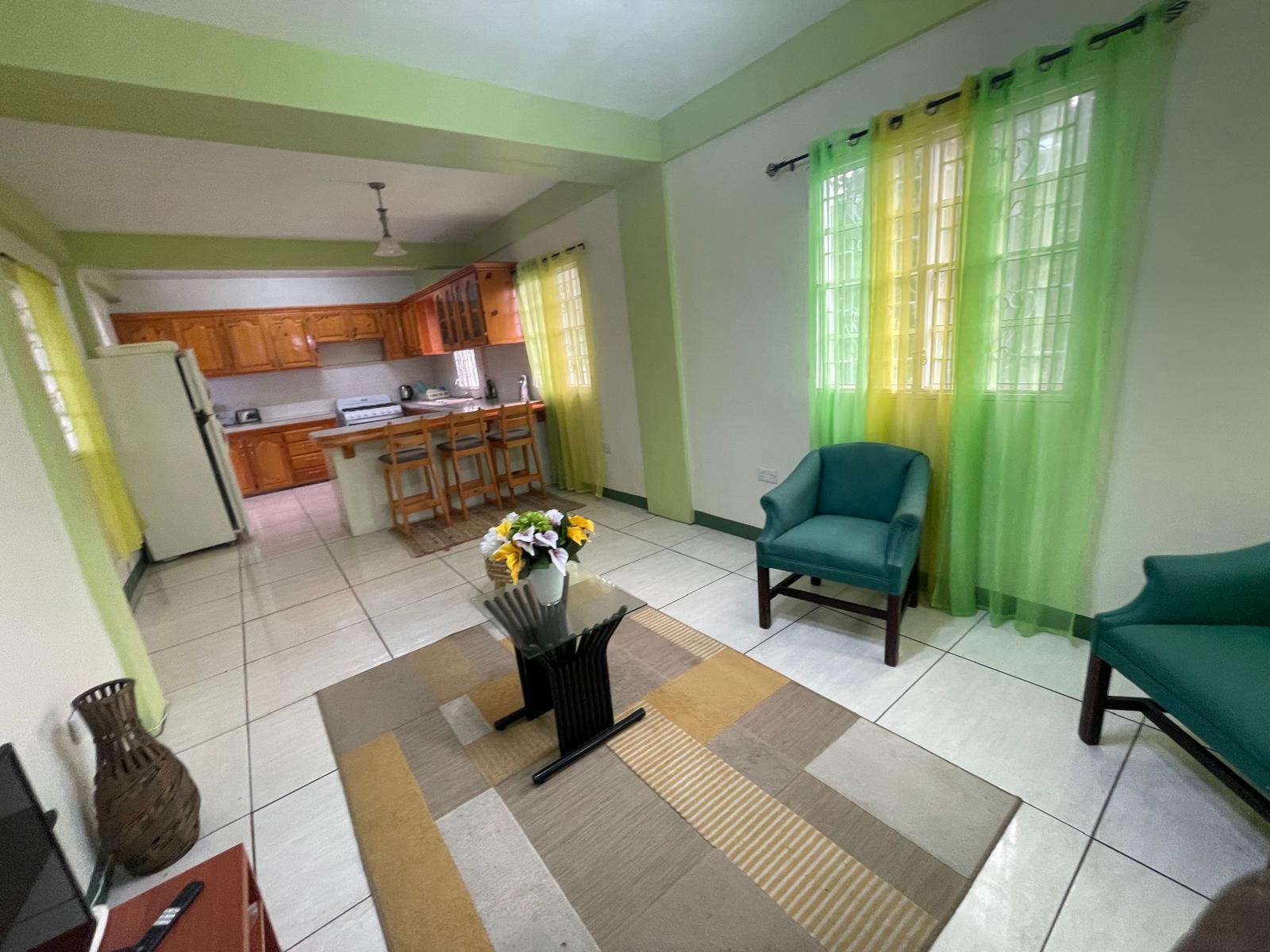 2 bedrooms, 1 bath apt for rent in Wallhouse, Dominica – EC$2000 /US$750 nmonthly