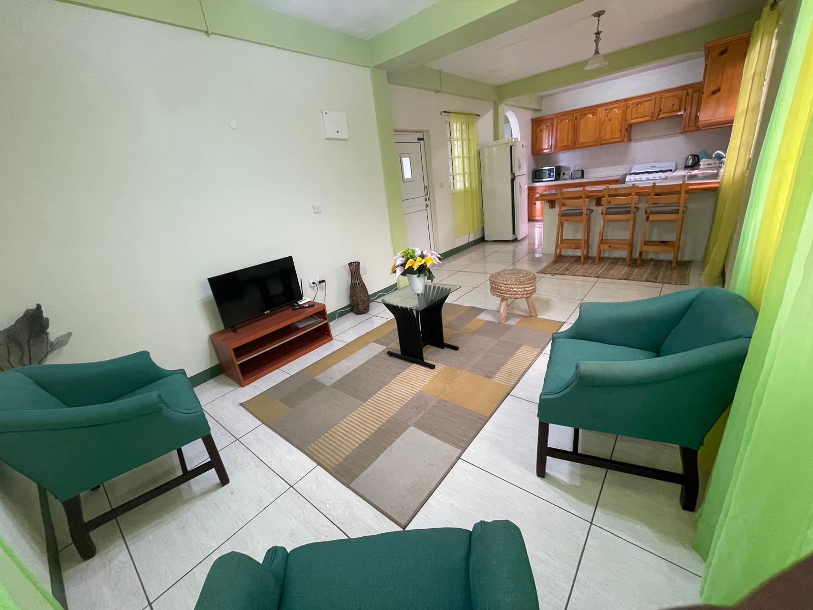 2 bedrooms, 1 bath apt for rent in Wallhouse, Dominica – EC$2000 /US$750 nmonthly