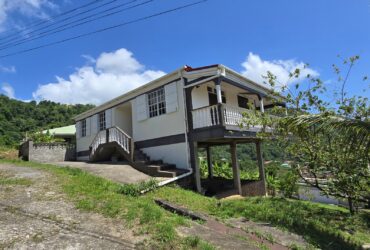 3 bedrooms, 2 baths unfurnished house for rent in Castle Comfort, Dominica – EC$2000 / US$750